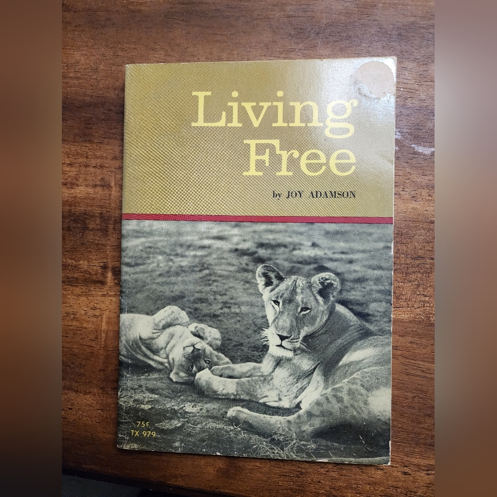 Living Free by Joy Adamson Book